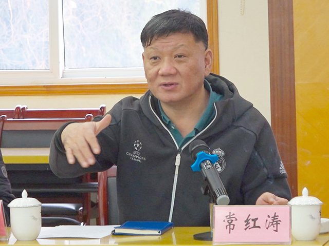 国防科工局五司副司长常红涛到江苏红光调研指导